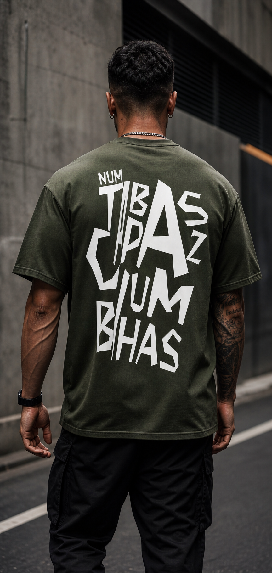 T-Shirt "Num Tabas Capaz" Preto