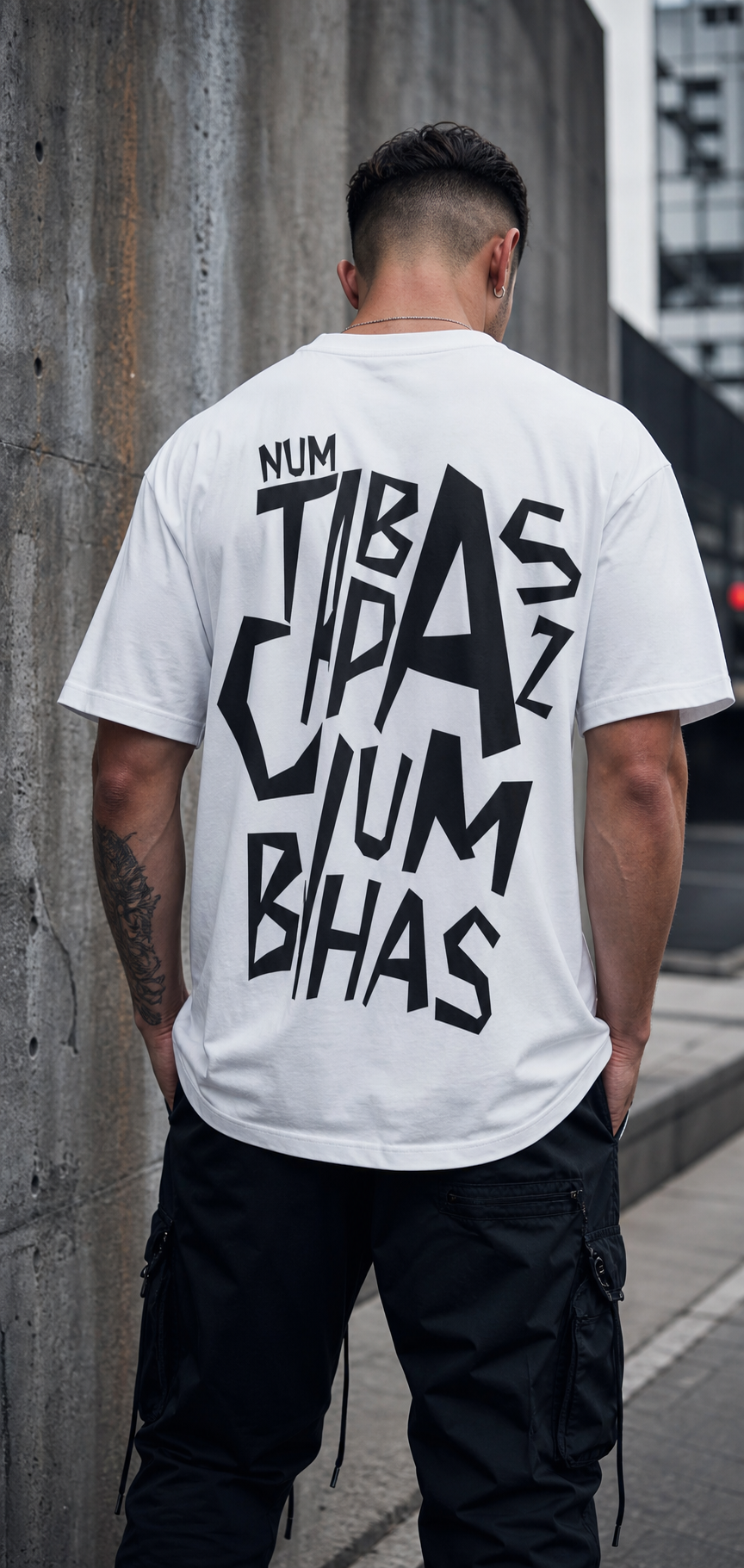 T-Shirt "Num Tabas Capaz" Preto