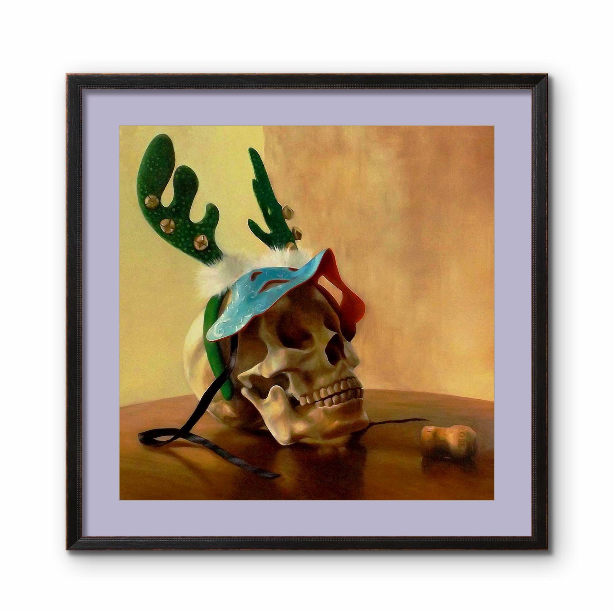 'The Partys Over' - Intriguing & Festive, Macabre Art Print