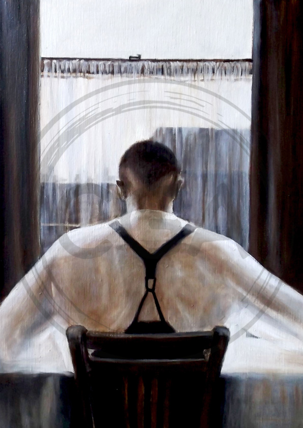Broad Shoulders - Vintage Masculine & Introspective Art Print