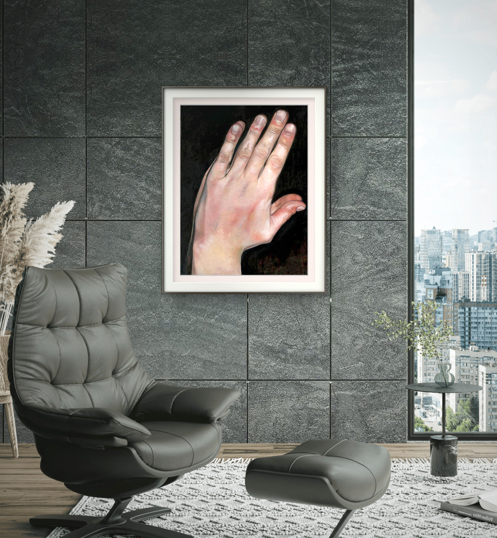 'The Believer' - Spiritual Hands in Prayer Art Print