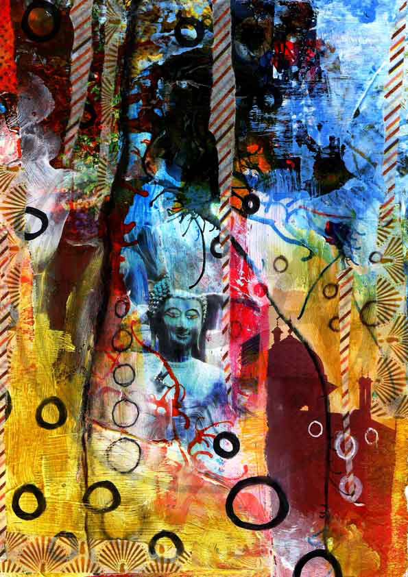 'Higher Power #1' - Spiritual Buddha Art Print