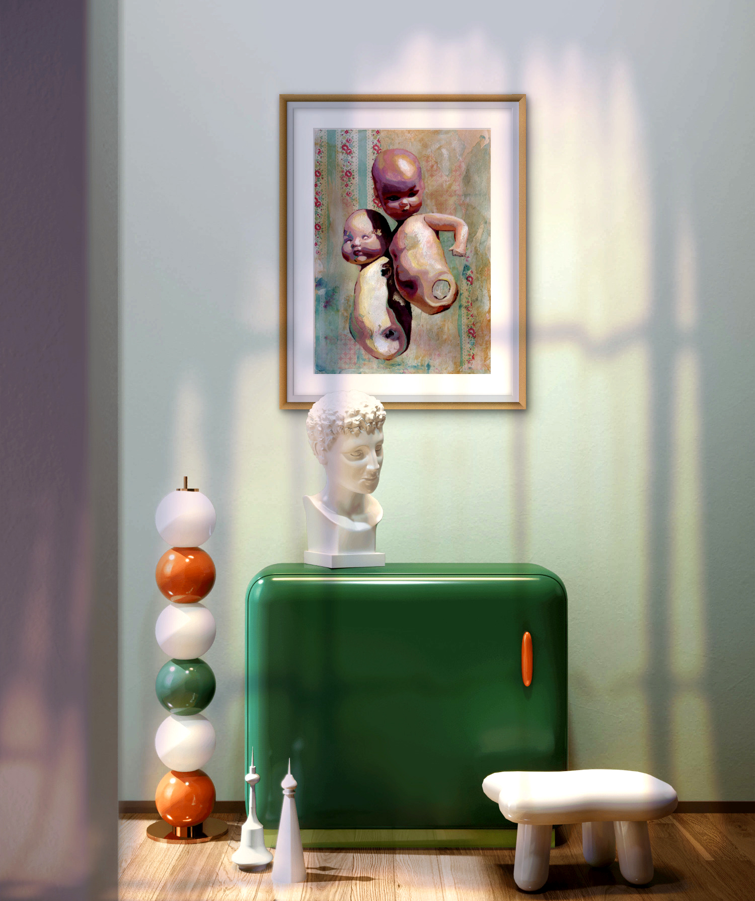 Arrested Development - Surreal Broken Doll Art Print