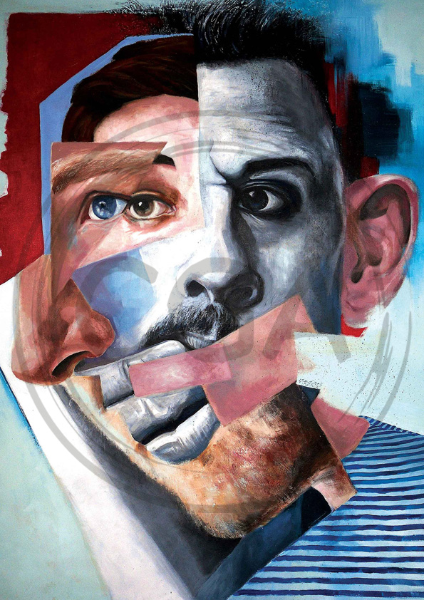 Mistaken Identity - Surreal Alternative Collage Portrait