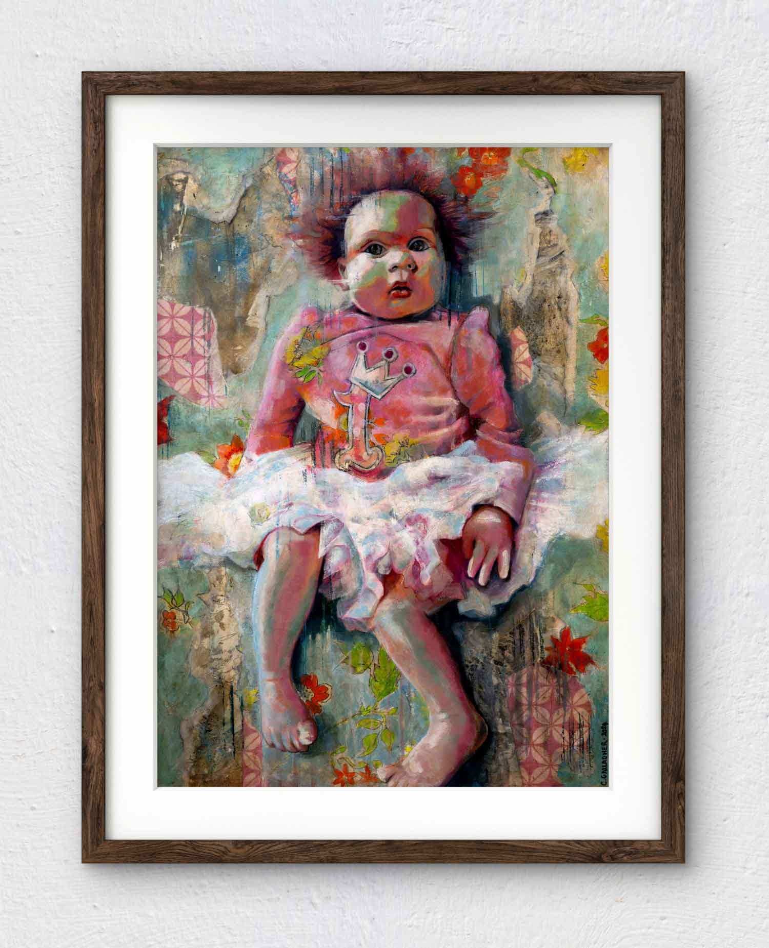 Figment - Whimsical Imaginary Friend Doll Art Print