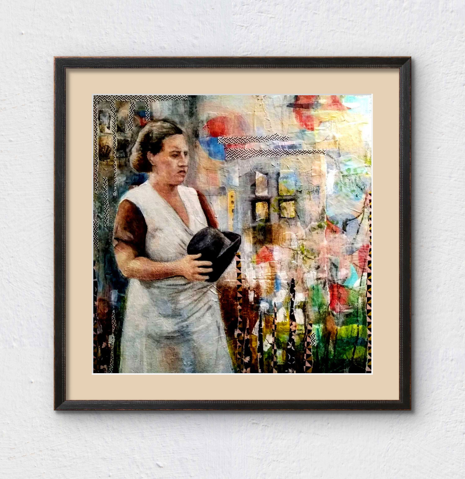 The Forgotten Hat - Thought-provoking Vintage Art Print