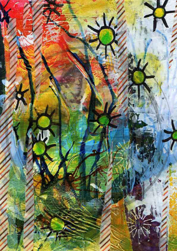 'Where the Fae Folk Dwell' - Mystical and Dreamy Abstract Art Print