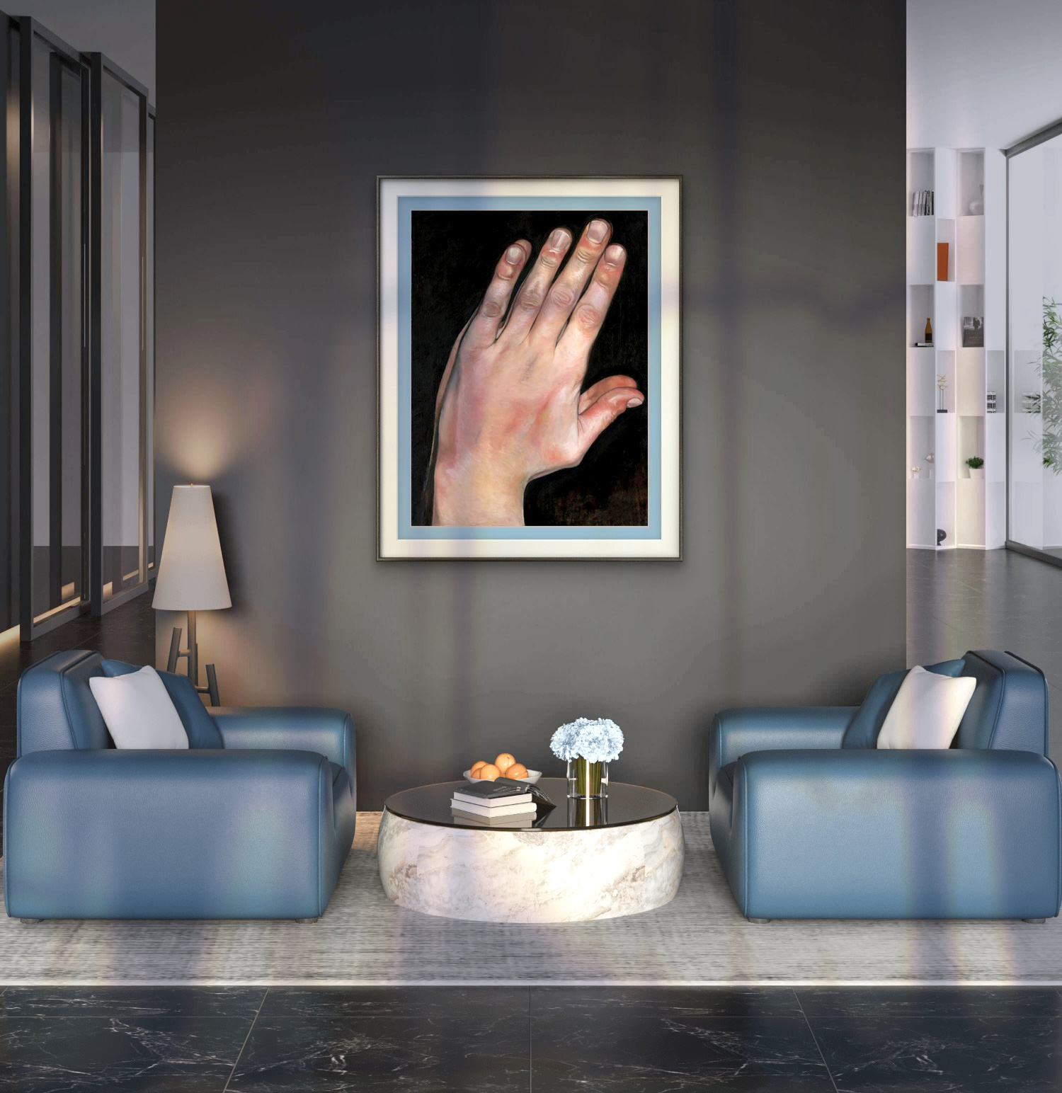 'The Believer' - Spiritual Hands in Prayer Art Print