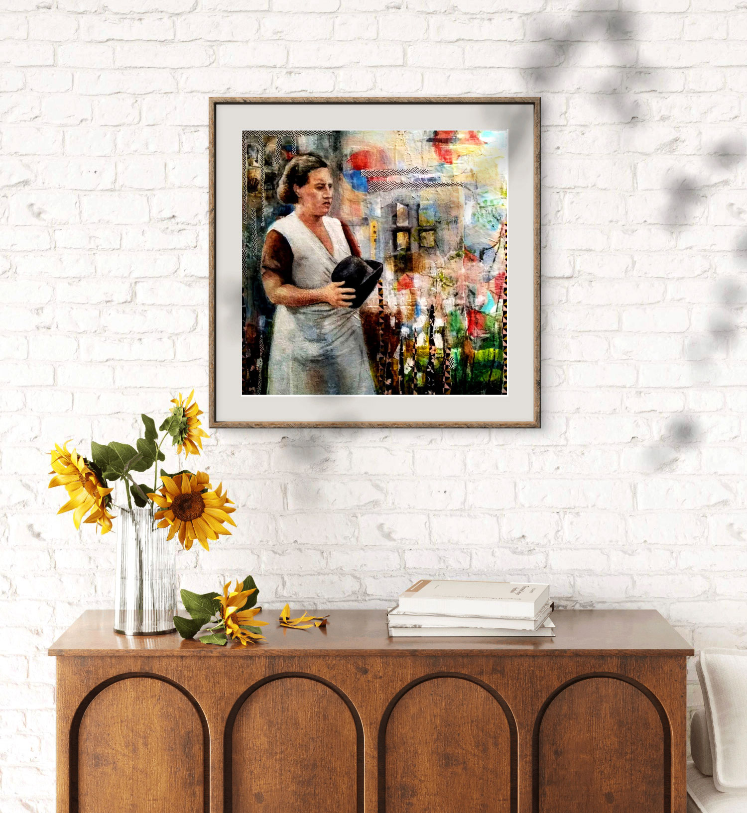 The Forgotten Hat - Thought-provoking Vintage Art Print