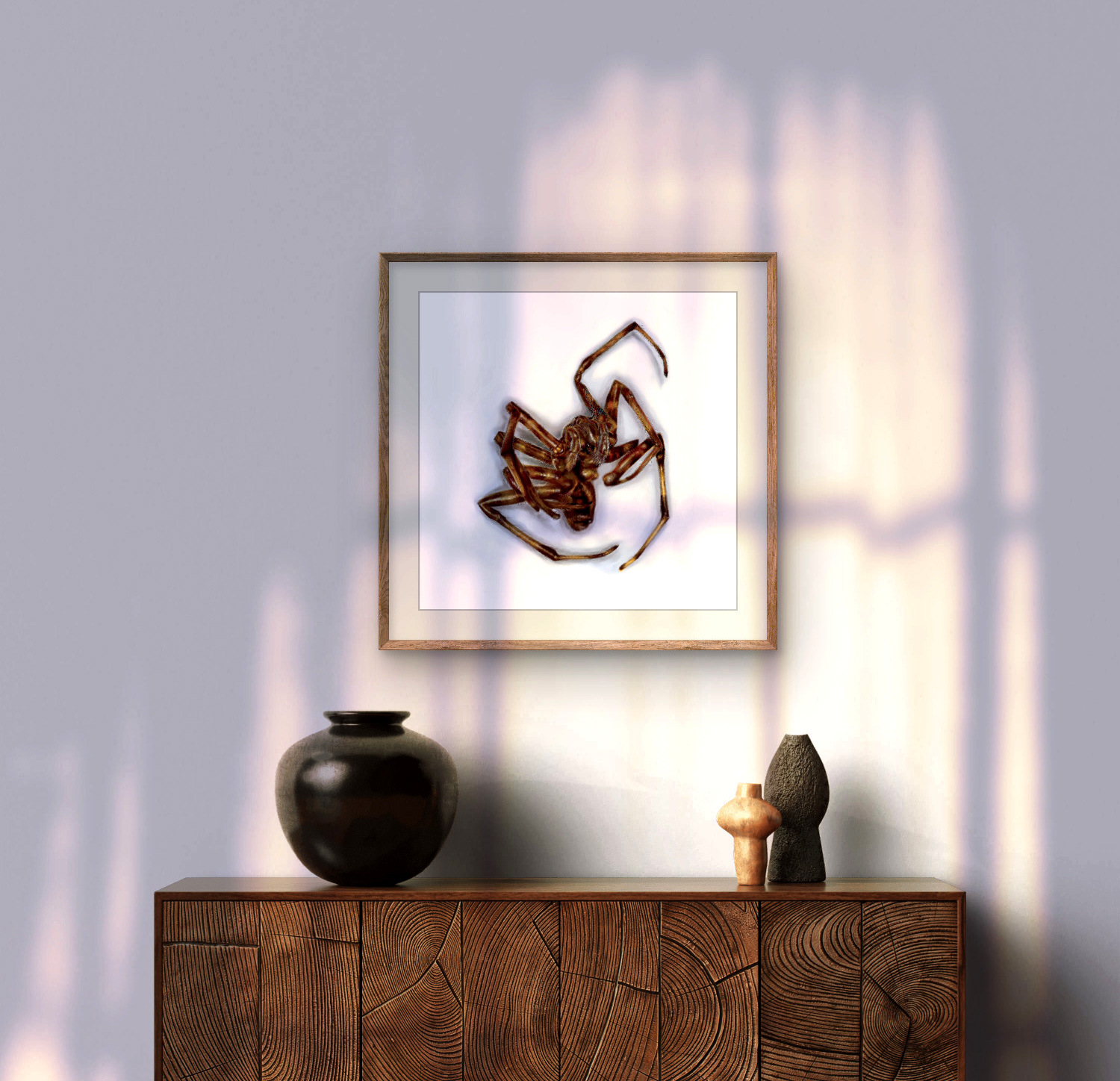 'Spindle' - Heartstopping Digital Drawing Spider Art Print