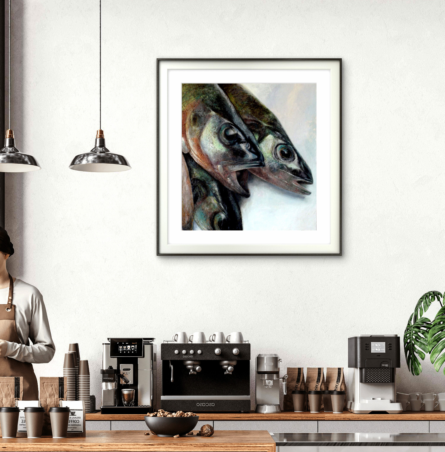 'Omega 3' - Fresh & Wild Fish Art Print