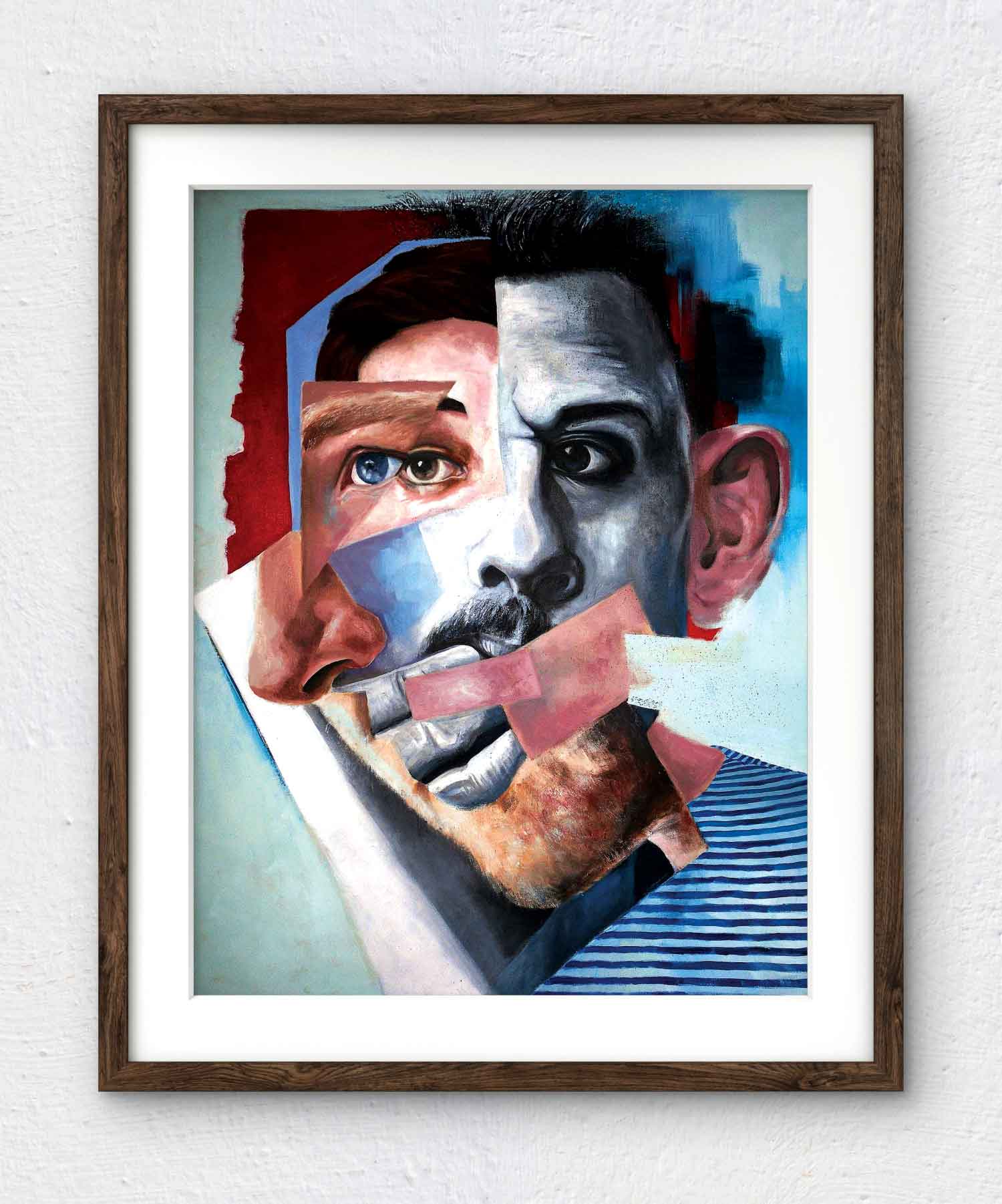 Mistaken Identity - Surreal Alternative Collage Portrait