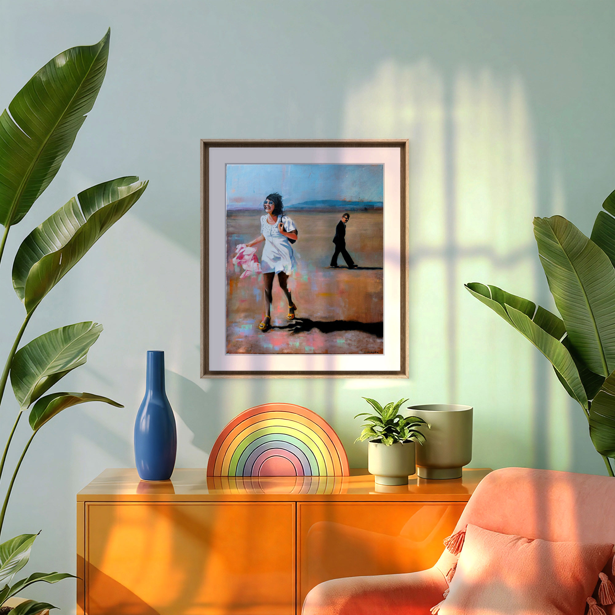 Here Comes the Sun - Joyful & Breezy Summer Art Print