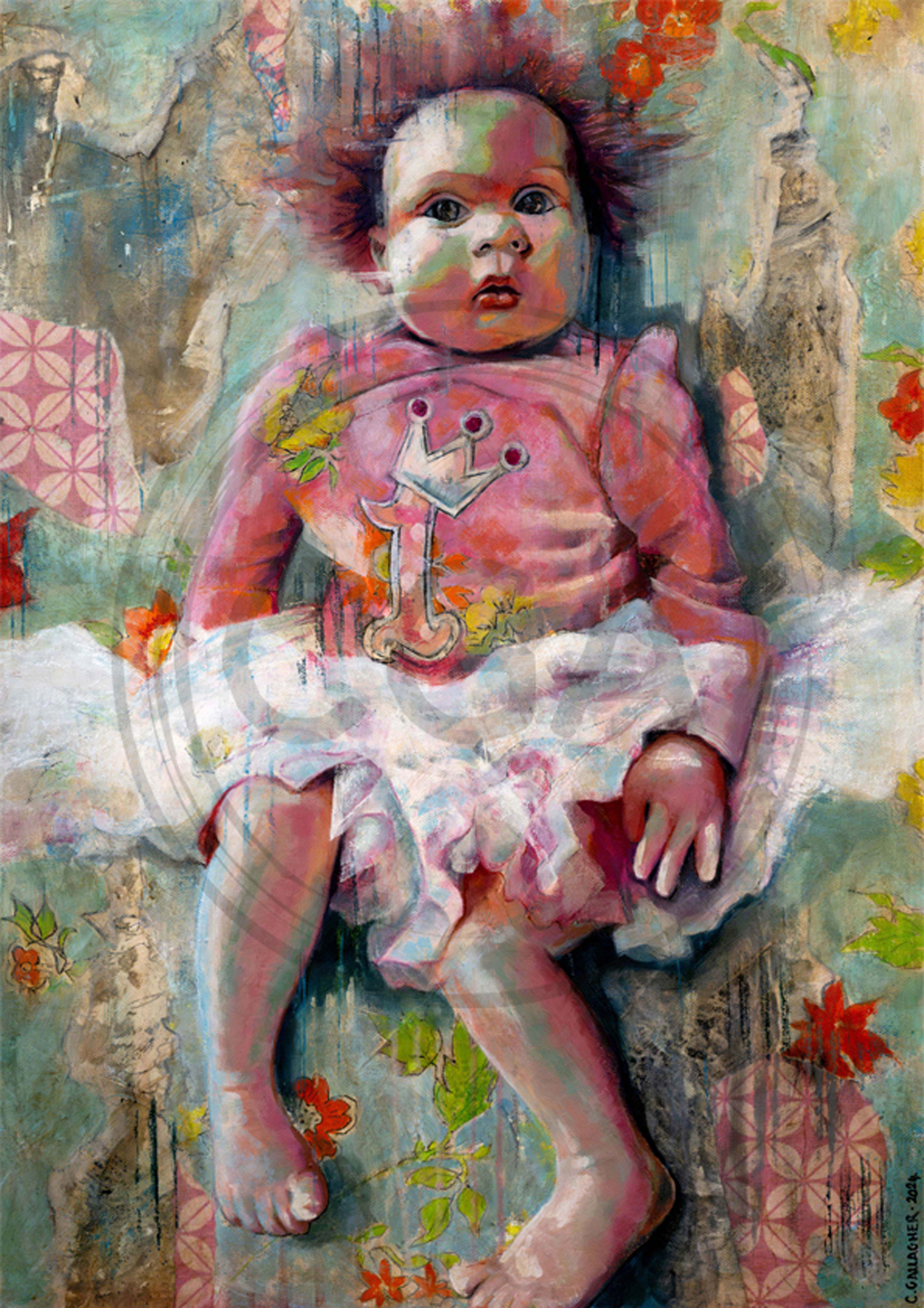Figment - Whimsical Imaginary Friend Doll Art Print