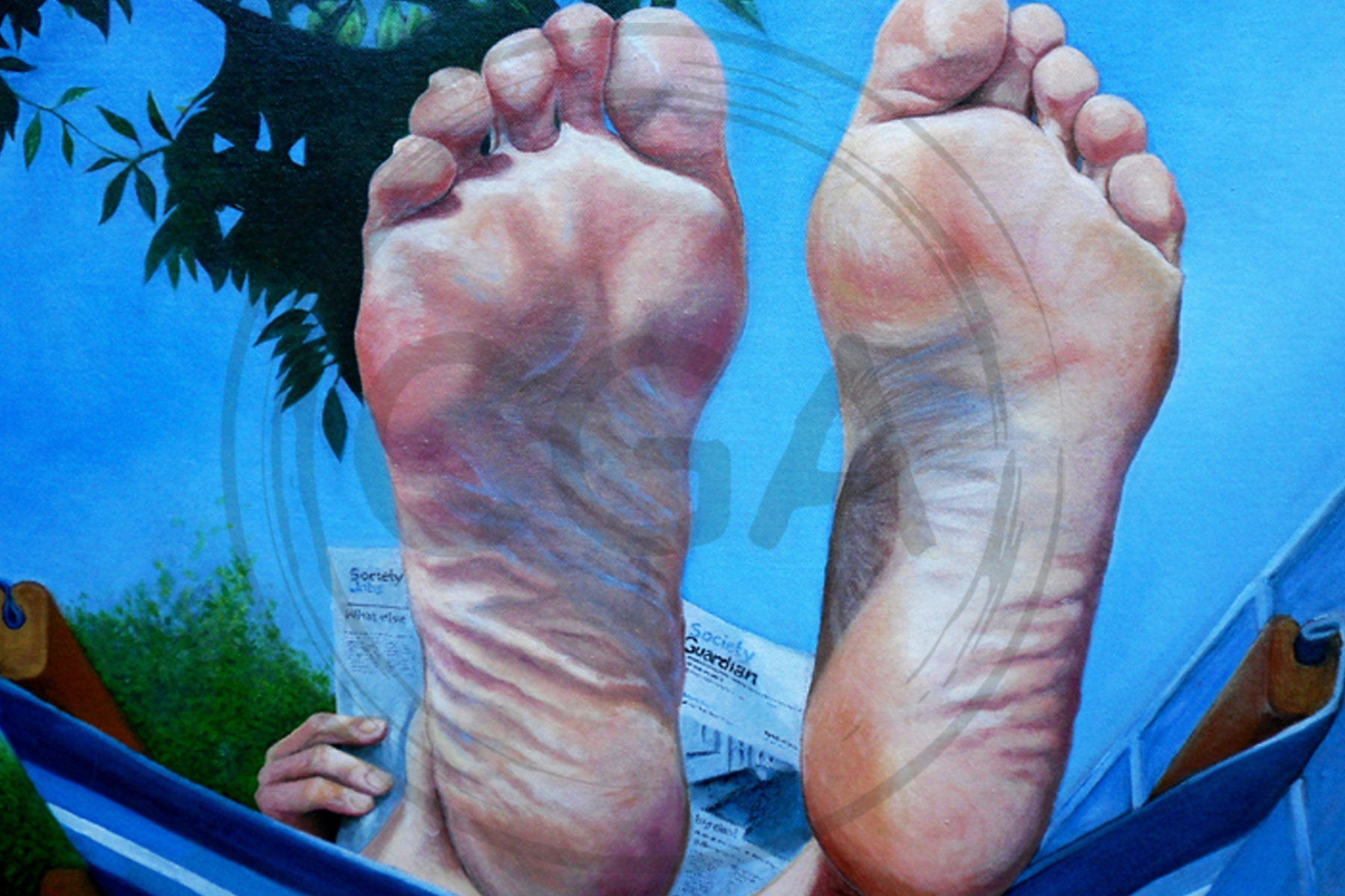 'Saturday Afternoon' - Vivid summer-inspired Art Print