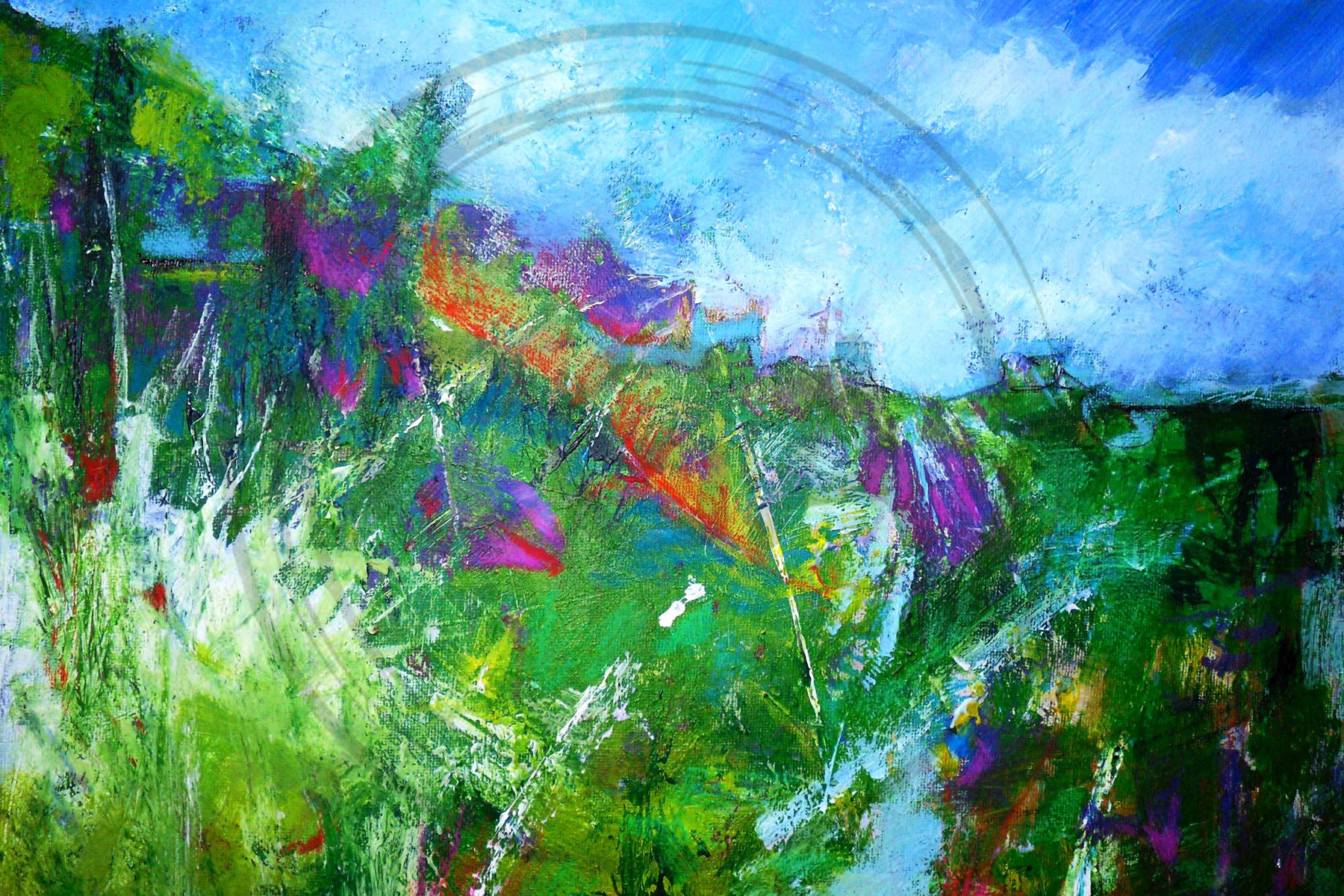 'Petrichor' - Atmospheric Country Walk Welsh Landscape Art Print