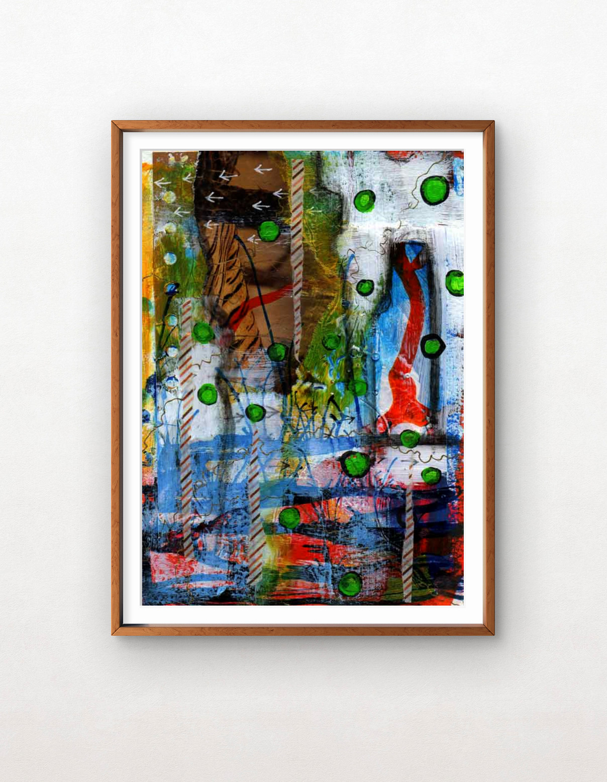  'The Road Less Travelled' - Abstract Bold Expressive Art Print