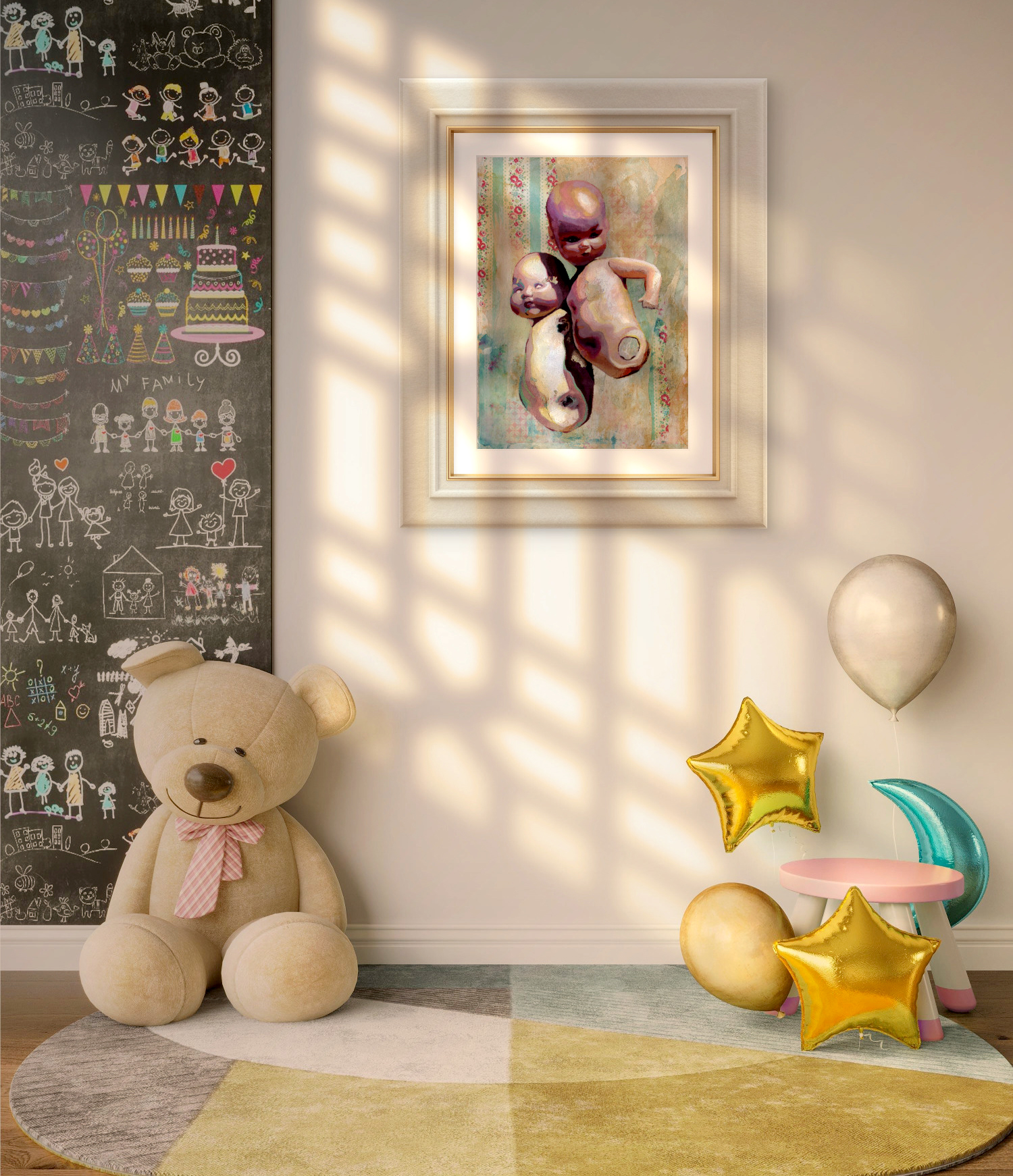 Arrested Development - Surreal Broken Doll Art Print