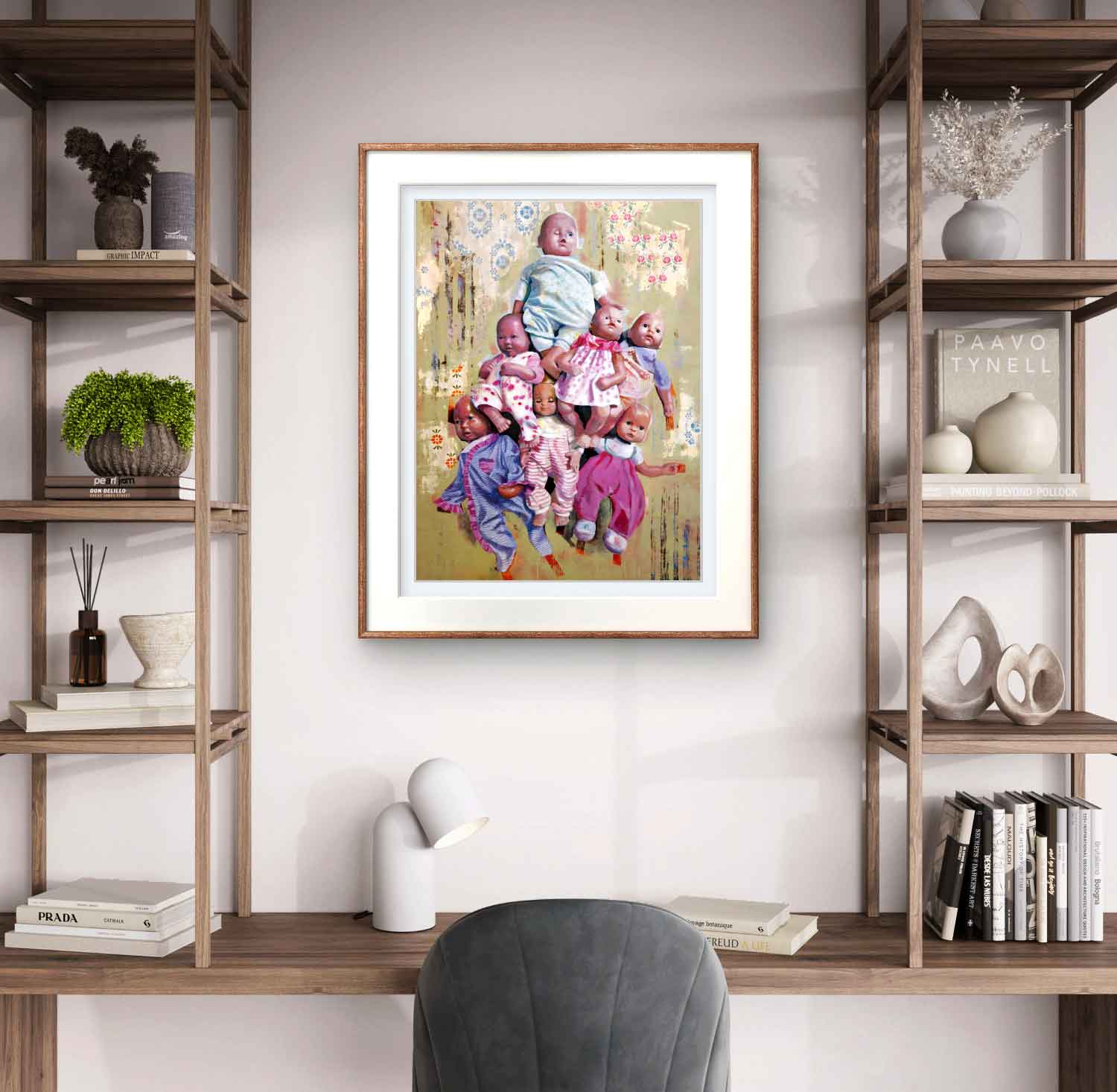 Playthings - Vintage Baby Dolls Art Print
