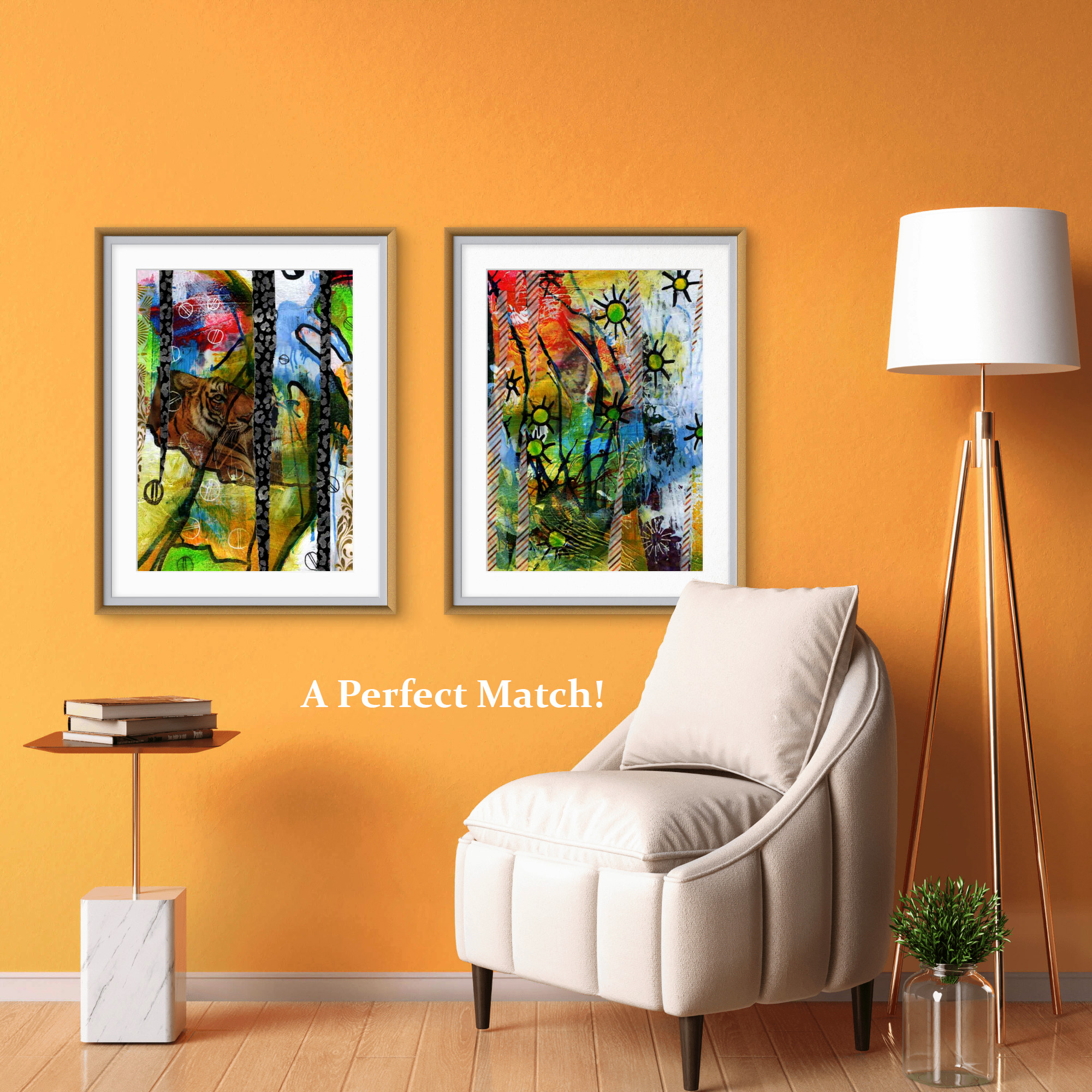 'Where the Fae Folk Dwell' - Mystical and Dreamy Abstract Art Print