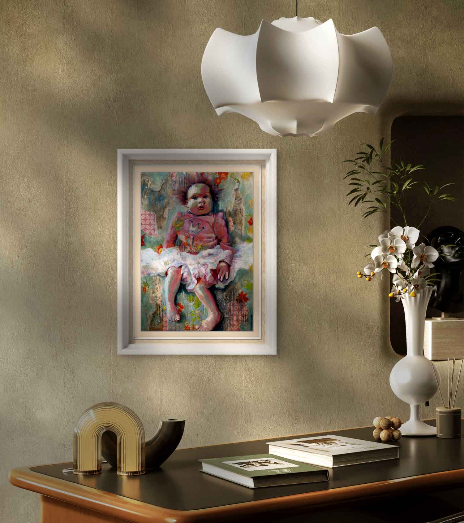 Figment - Whimsical Imaginary Friend Doll Art Print