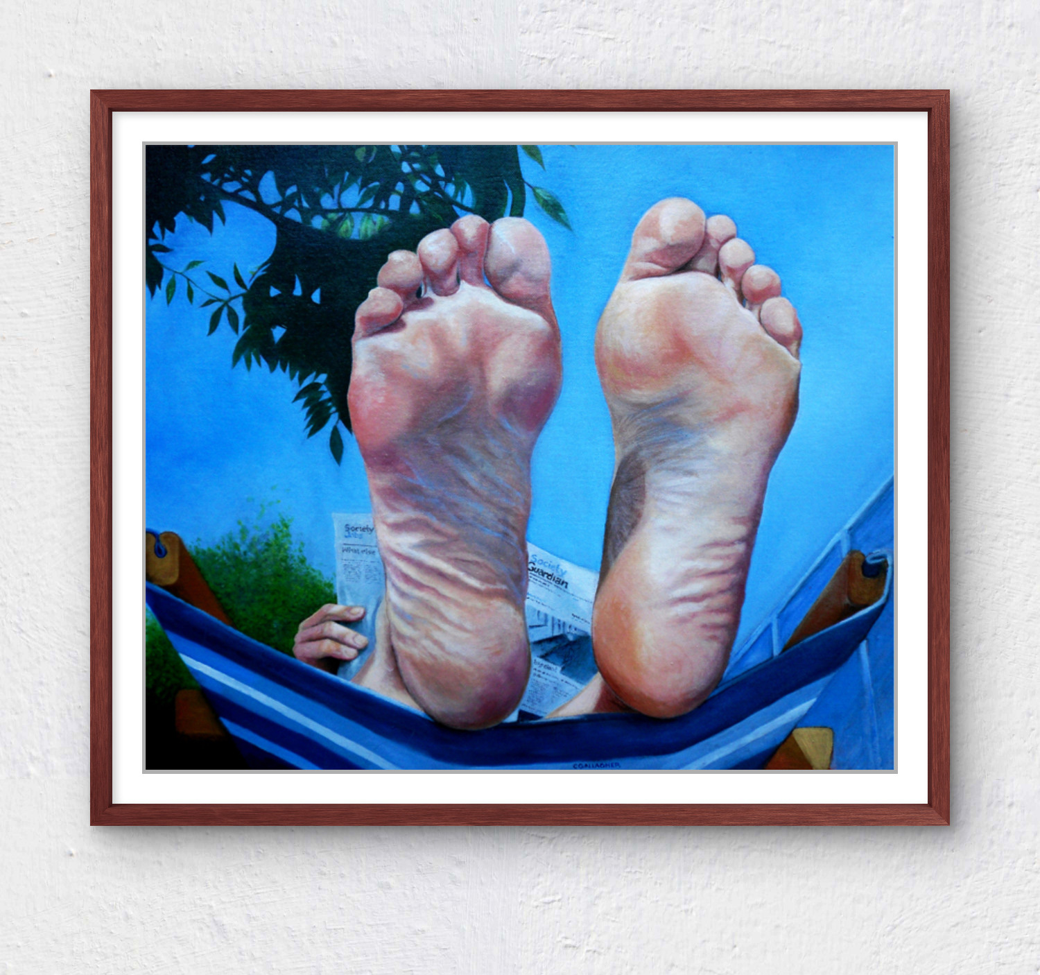 'Saturday Afternoon' - Vivid summer-inspired Art Print