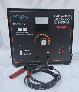 CARGADOR MECANICO DE 12 BATERÍAS