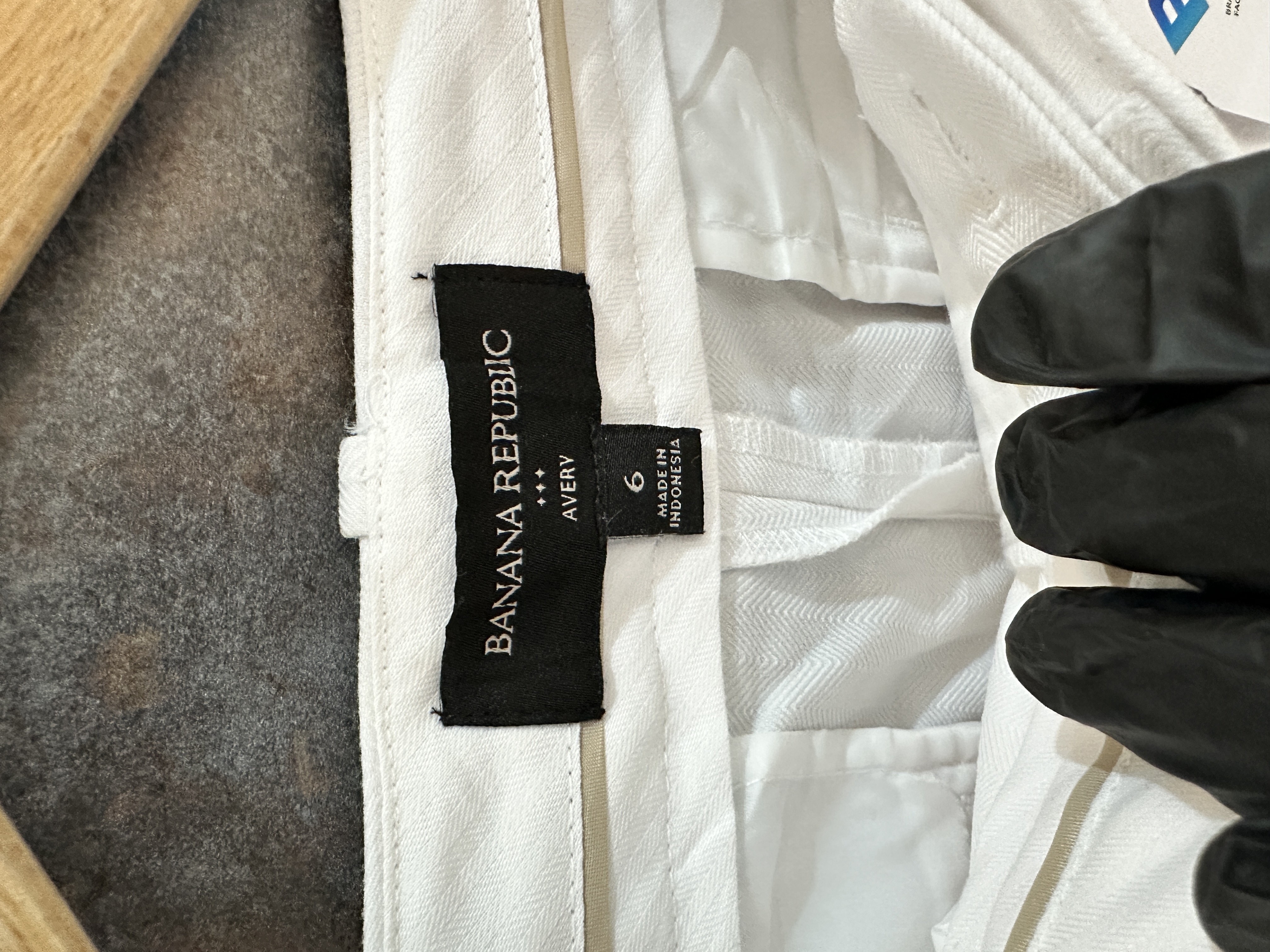 Regular Dress Pant ( Navy white) 