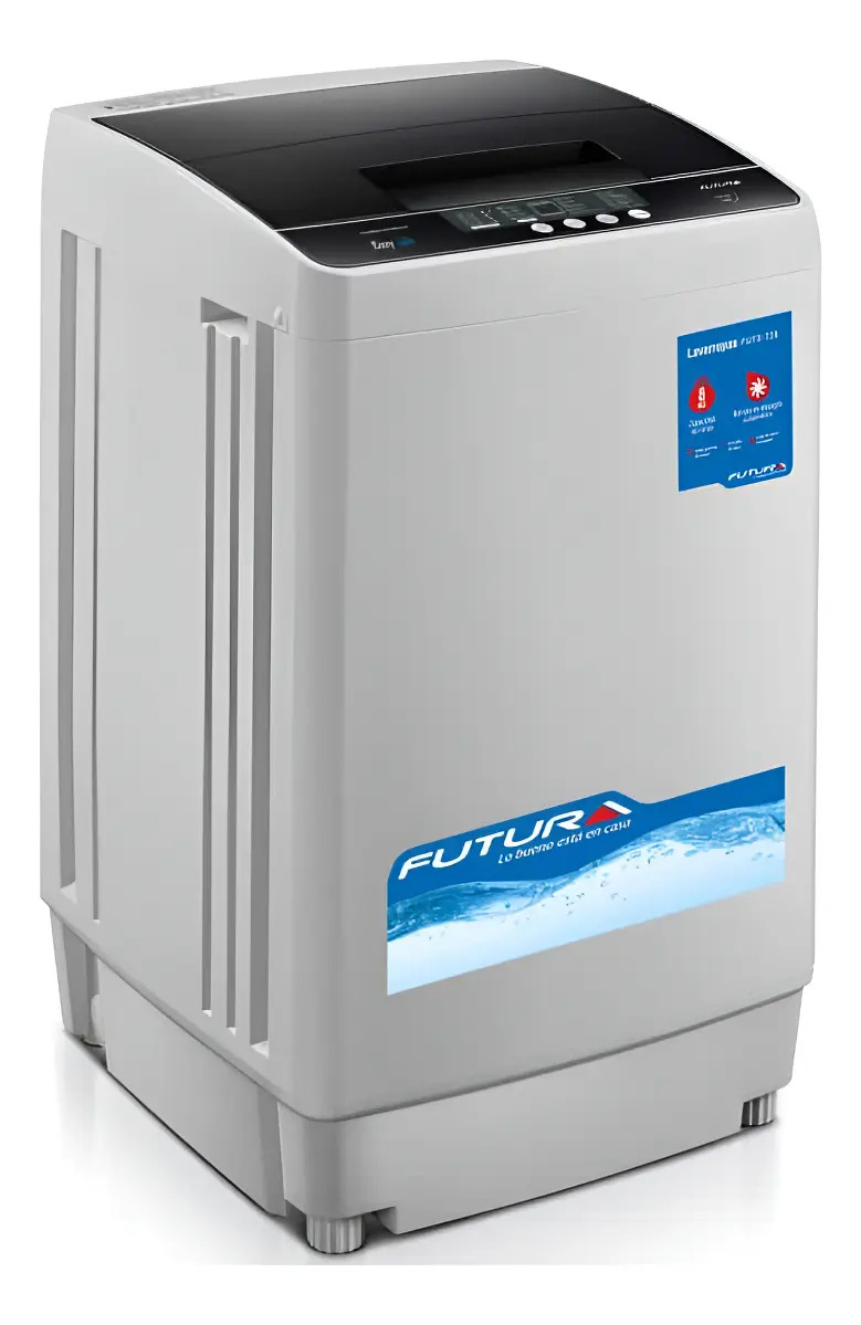 LAVARROPAS FUTURA CARGA SUPERIOR GRIS 8KG