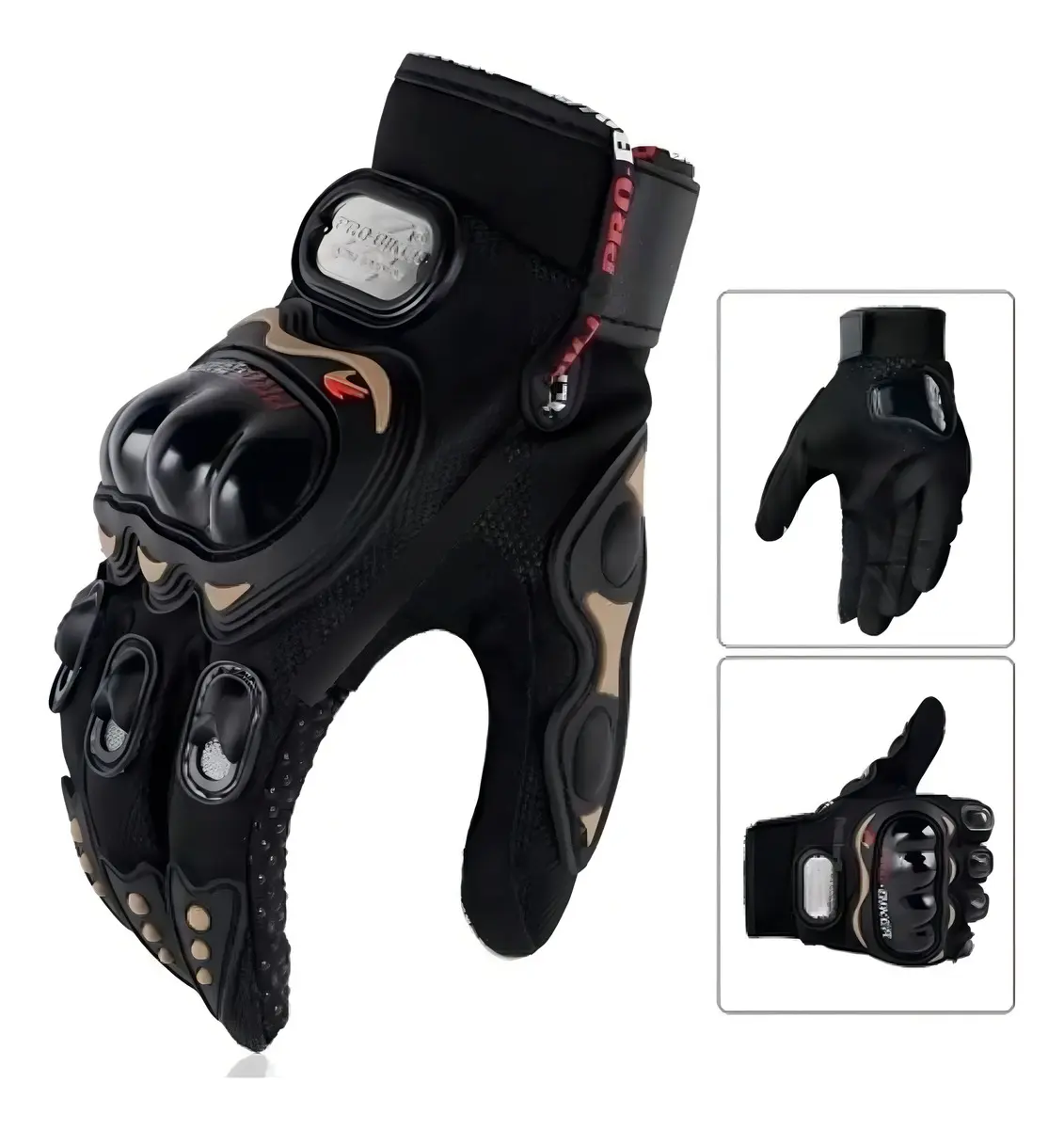 GUANTES CON PROTECCION CORTO 