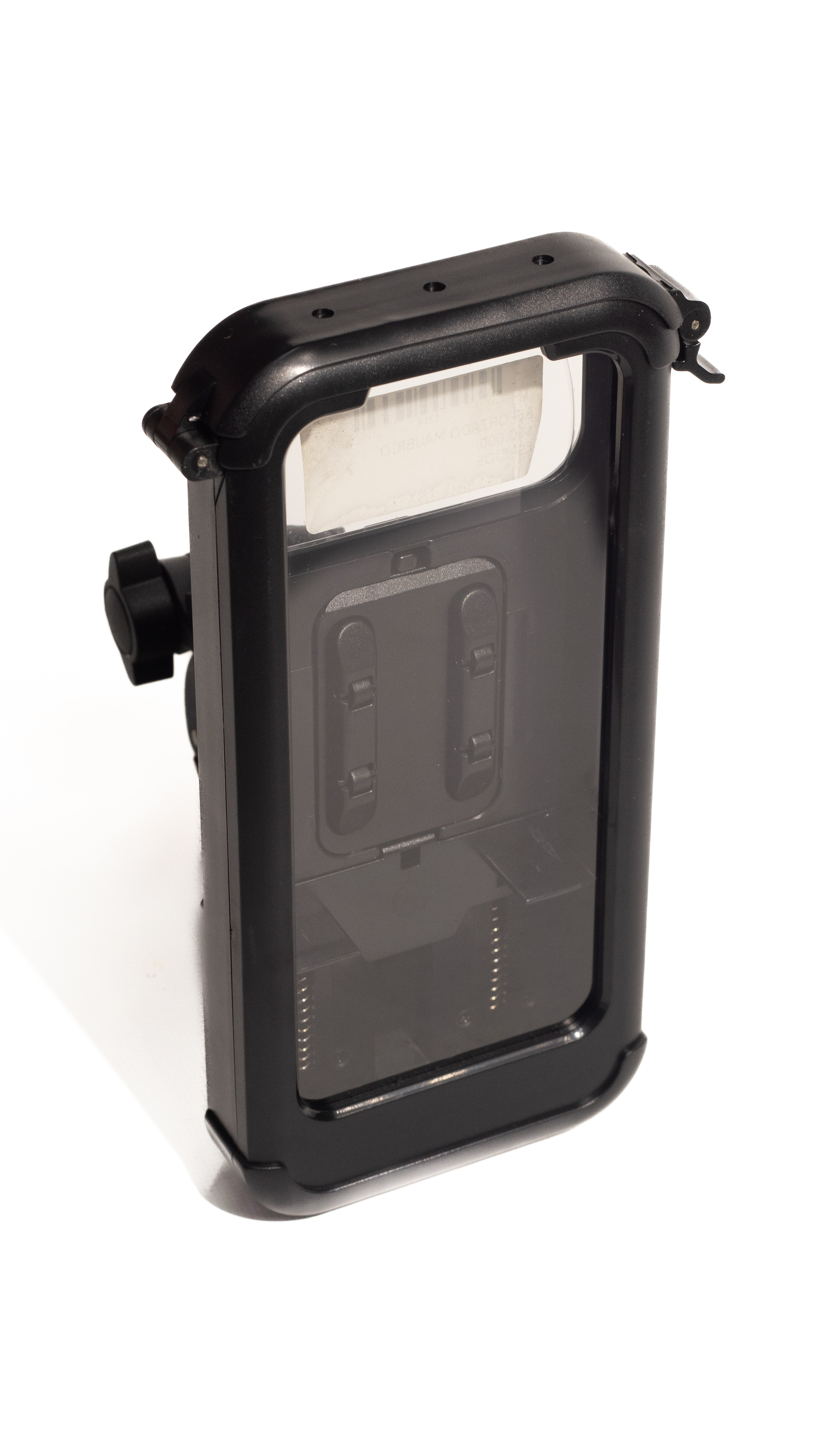 Estuche Soporte de Celular Impermeable Blindado con Broches de Presión