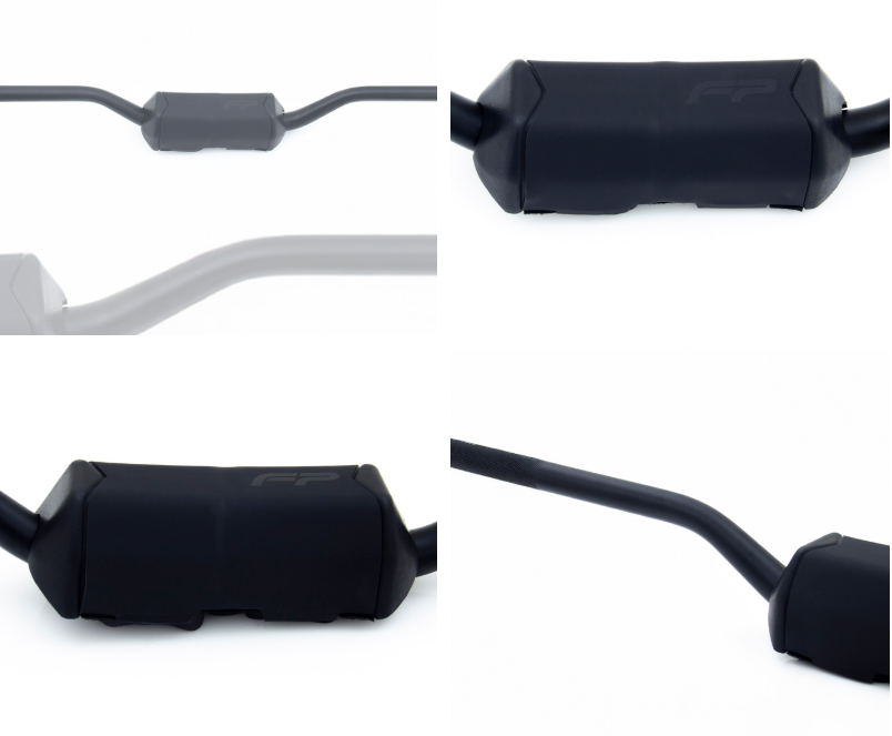 Manubrio fatbar negro con puff