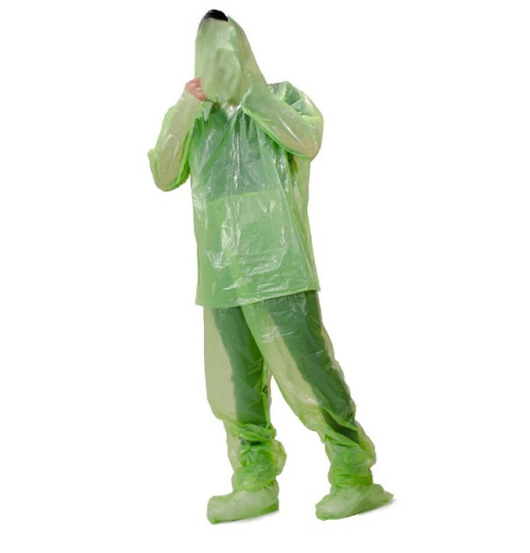 Traje Impermeable Desechable / Tipo Bolsa