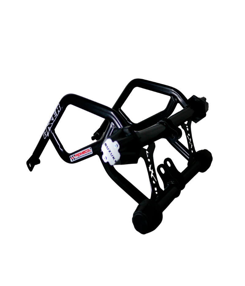 DEFENSA PROMECOL TIPO STUNT GIXXER-150 FI NEGRA