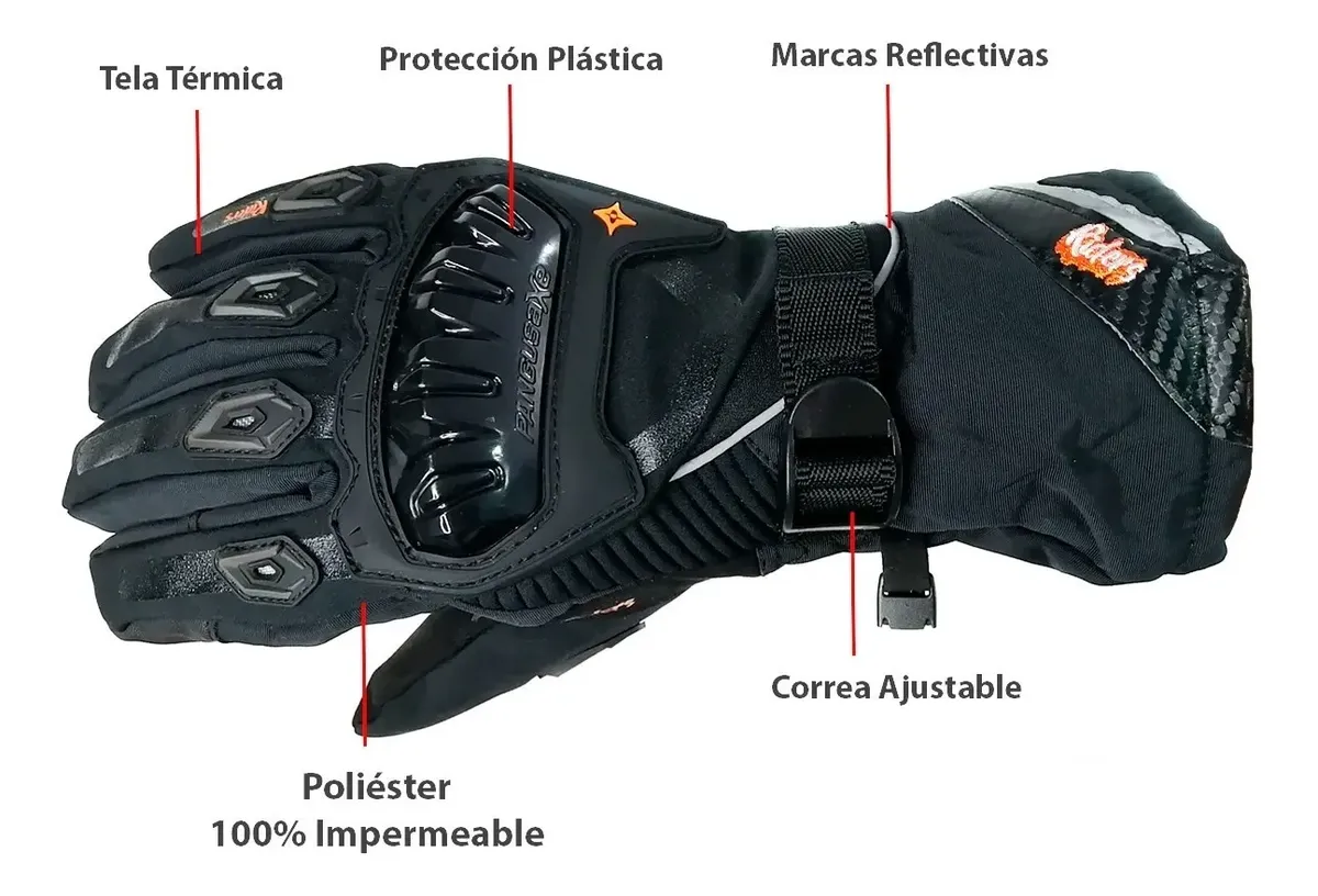 GUANTES 100% IMPERMEABLES