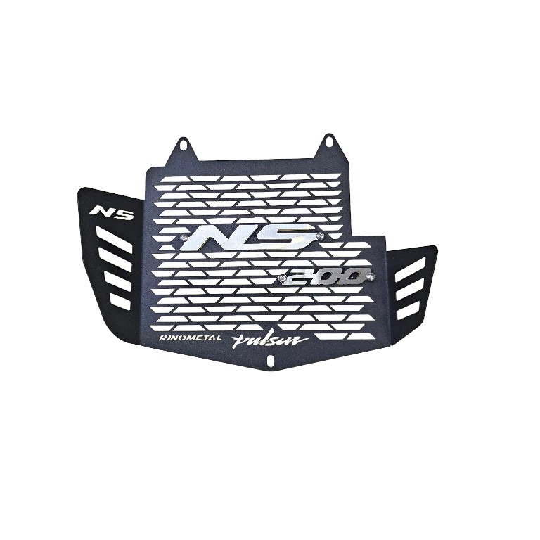 PROTECTOR DE RADIADOR PULSAR NS200 PLATEADO