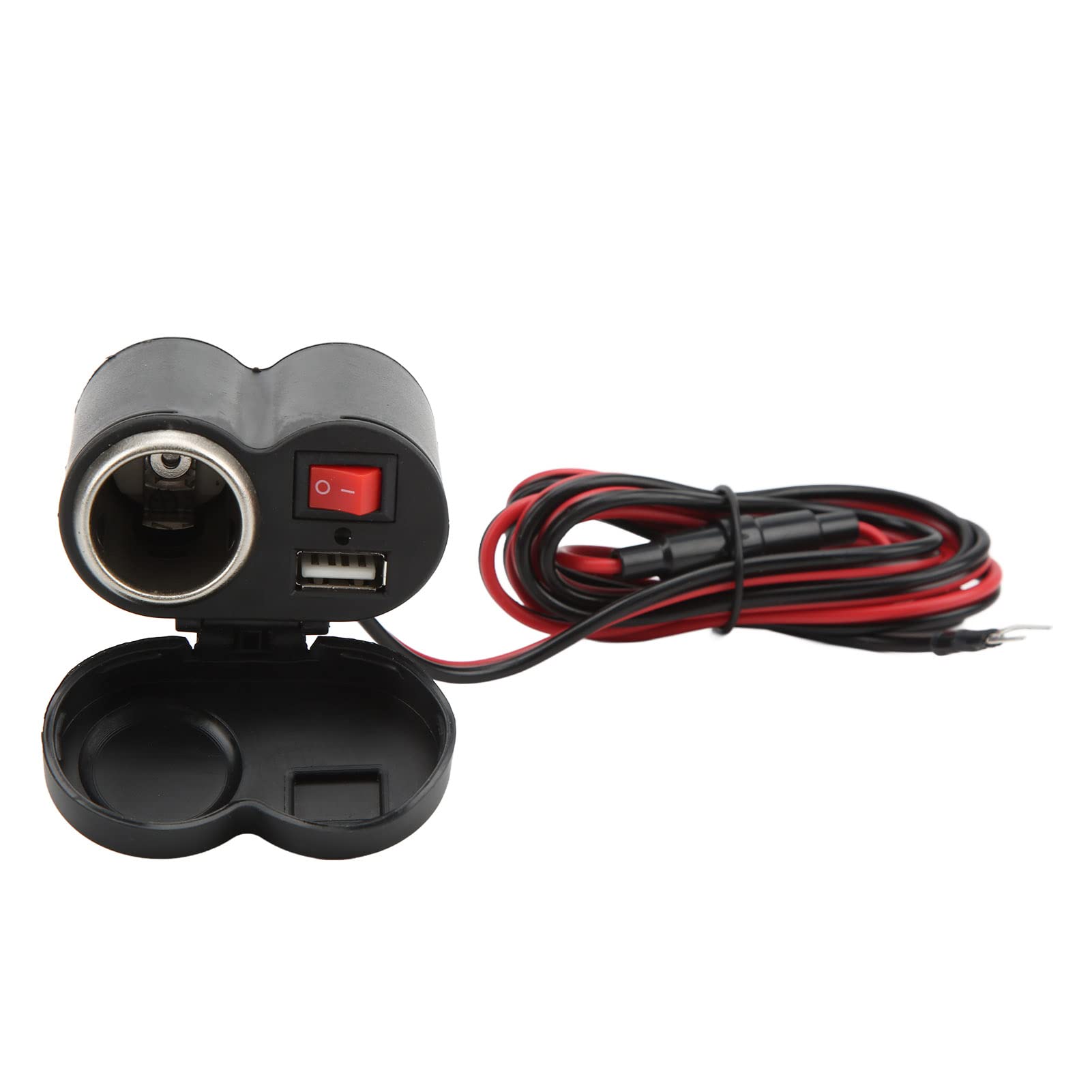 CARGADOR USB DOBLE CON CIGARRILLO 