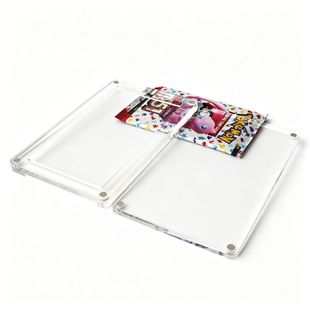 Magnetic Pokémon Booster Pack Acrylic Case Thickness: 8mm+5mm 