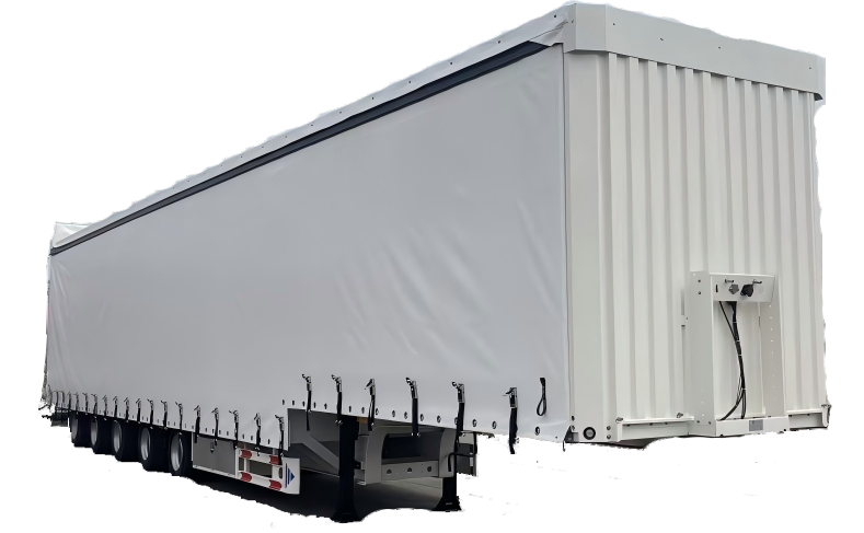 侧帘式半挂 Curtain-side semi-trailer