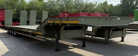 低平板半挂 Low-bed semi-trailer