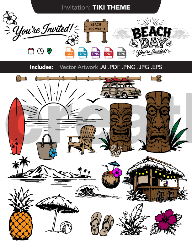 Tiki Theme Vector Bundle