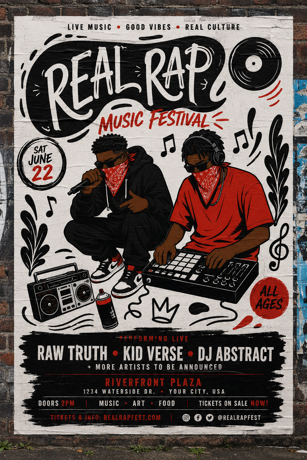 Hip Hop Graphic Elements