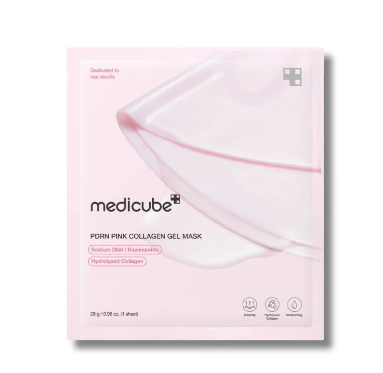 MEDICUBE PDRN PINK COLLAGEN GEL veido kaukė, 28 g