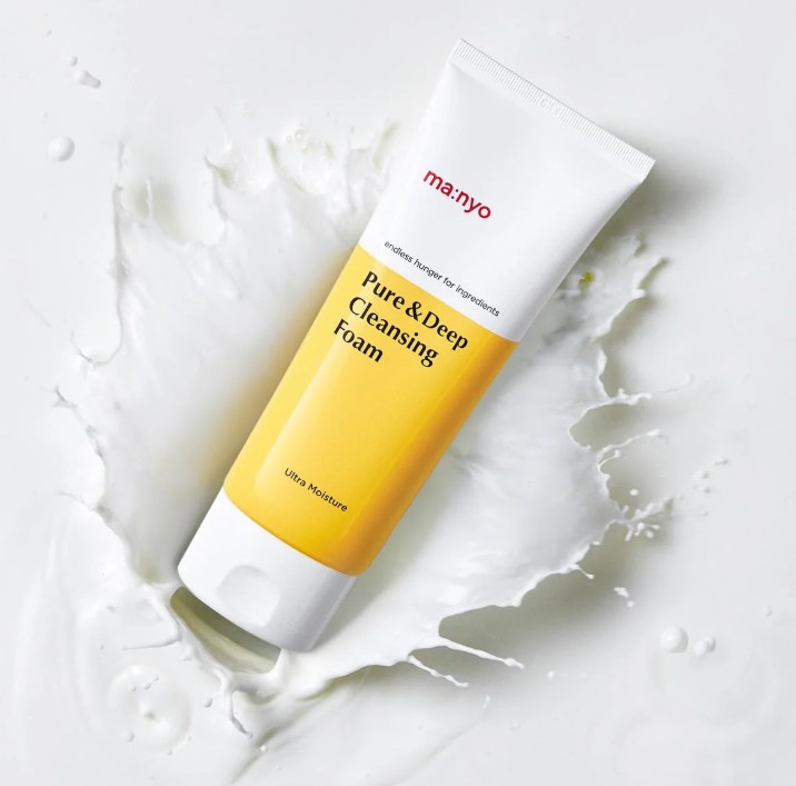 Ma:nyo – Pure & Deep Cleansing Foam, švelnios veido prausimosi putos 160ml