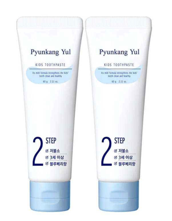 Pyunkang Yul – Kids Toothpaste, Blueberry, 2 x 60g vaikiška dantų pasta