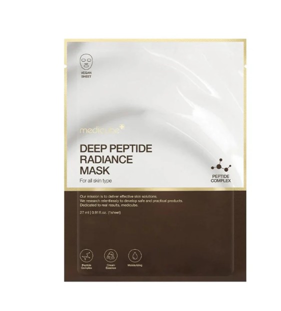 Medicube – Deep Peptide Radiance Mask, kaistinamoji kaukė su peptidais 1vnt.