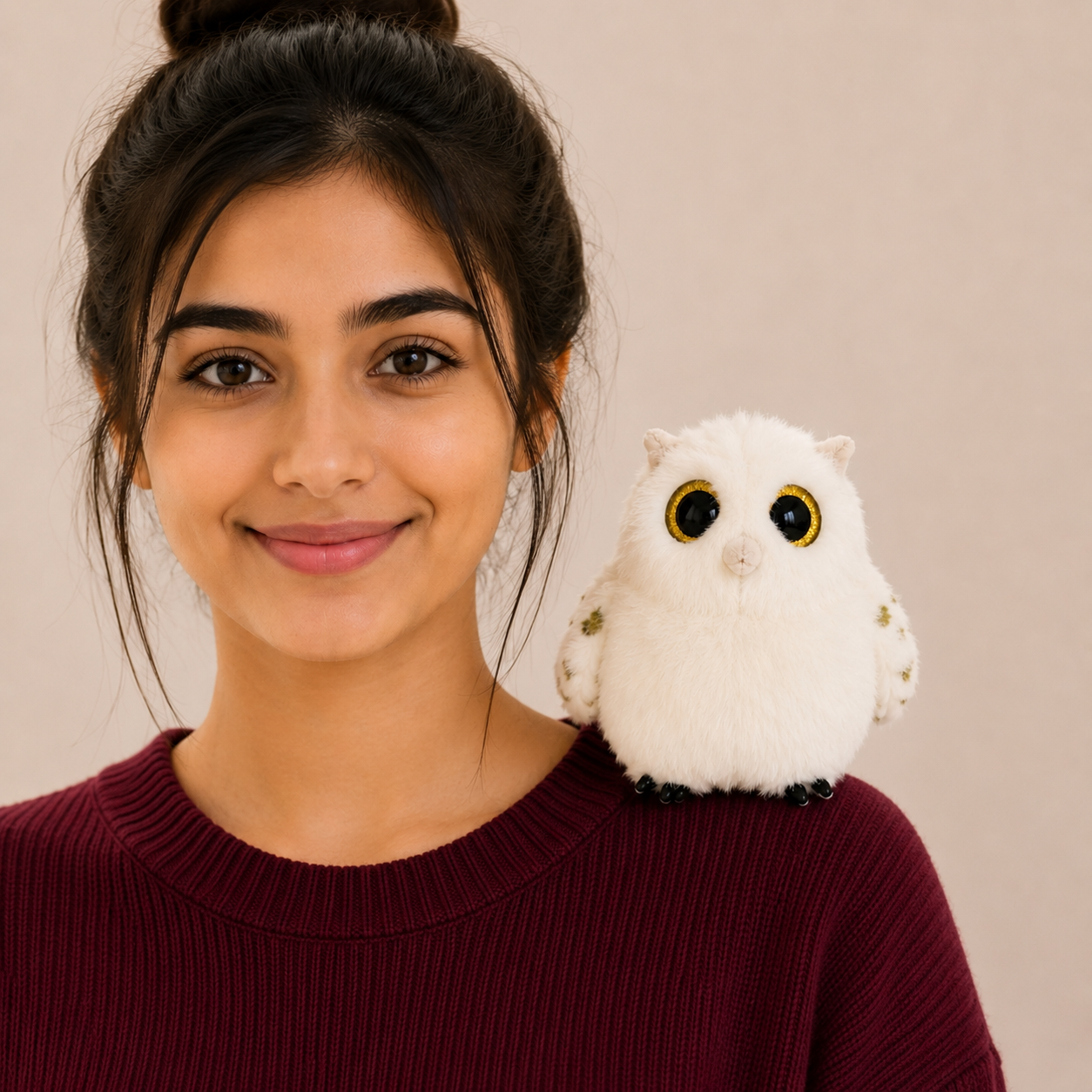Harry Potter Owl Plushie - Magnetic Shoulder Buddy