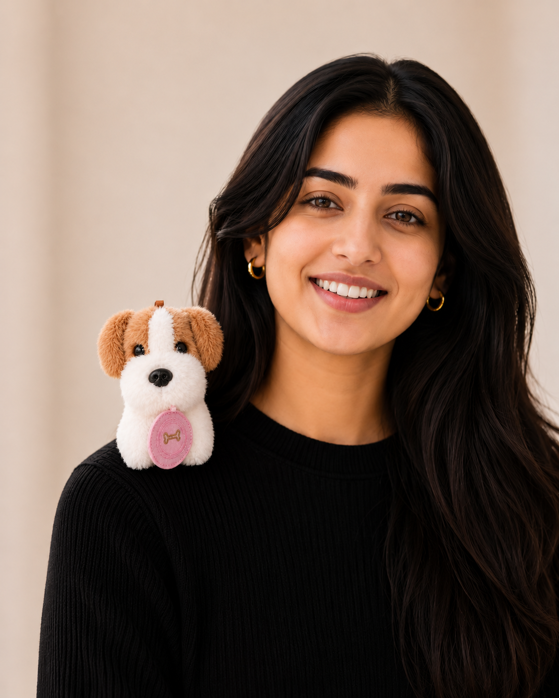 Beagle Dog Puppy Plushie - Magnetic Shoulder Buddy