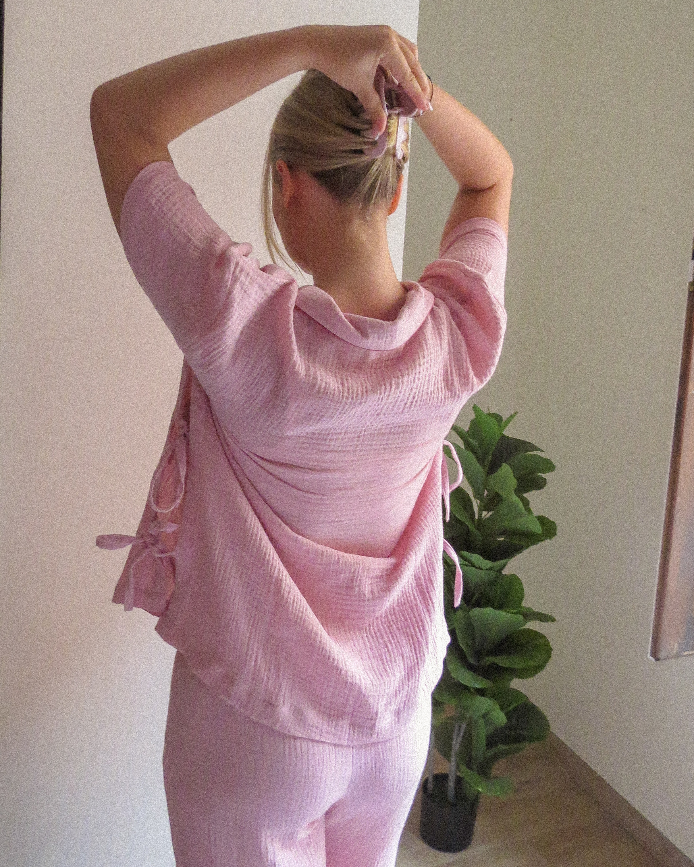 Women's Pajama Set - Blush