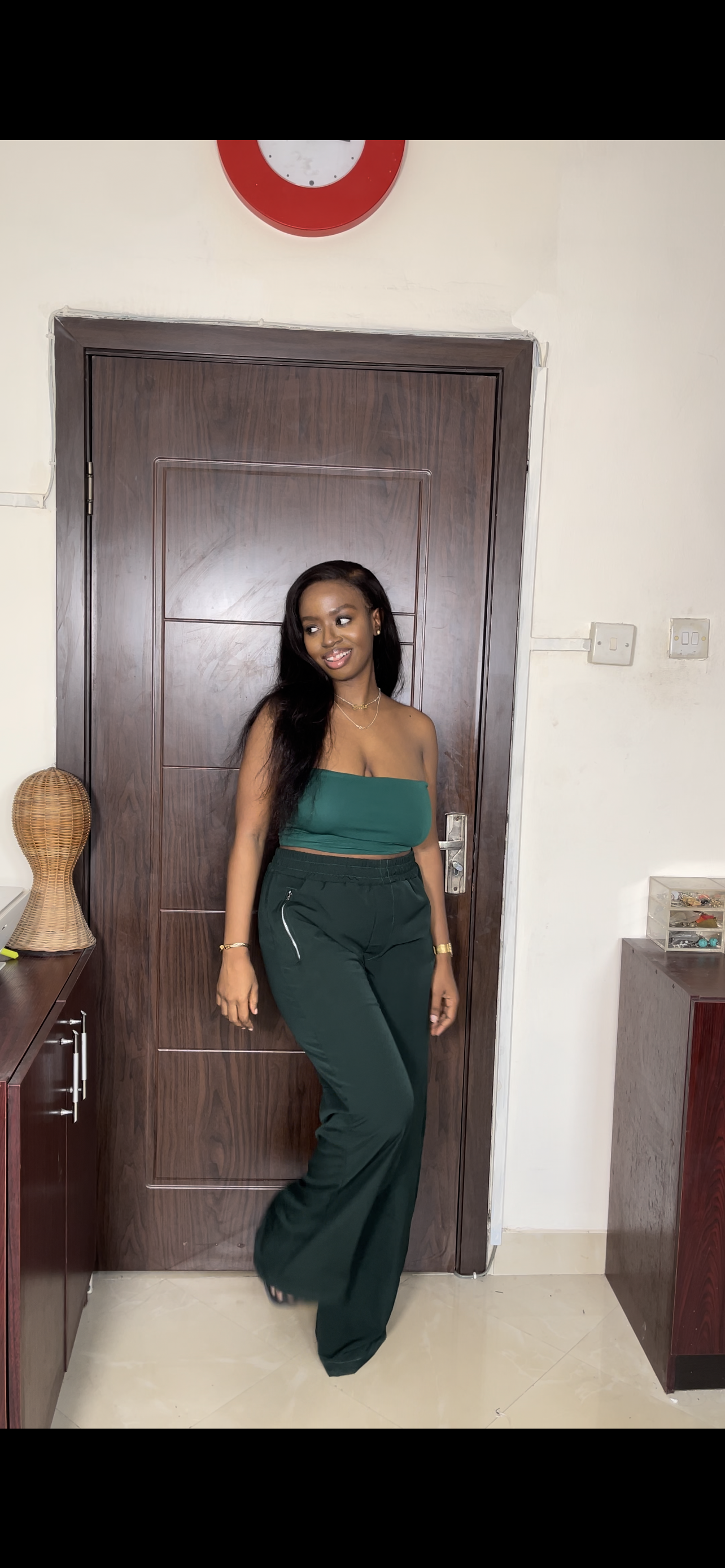 The Wide Leg Jogger Pants with Side Zippers 
